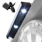 Viper by GLD Products Shadow Buster Dartboard Cabinet Mounted Display Light, with AC Adapter, Black