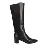 Cole Haan Women's The Go-to Block Heel Tall Boot 45mm Fashion, Black Leather, 10.5