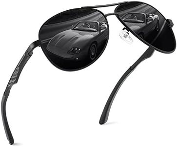 GQUEEN Gafas de Sol Hombre Clásico Polarizadas Aviador Piloto Protección UV Retro Gafas de Sol Mujer Metal UV400