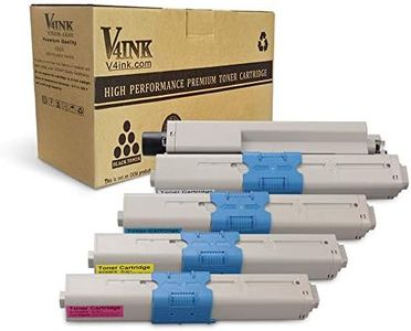 V4INK Compatible Toner Cartridge Replacement for Oki Type C17 C330 (KCMY,4-Pack),for use in OKI C310dn C330dn C510dn C530dn MC362w MC562w Series Printers