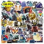 GTOTd Monster Stickers (100Pcs) Gifts Merch Party Supplies Vinyl Water Bottle Luggage Guitar Skateboard Aesthetic Stickers for Teens