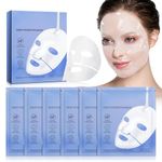 Collagen Deep Hydration Mask with Vitalizing Probiotic Blend, Hyaluronic Acid & Advanced Collagen Booster - Moisturizes, Firms & Enhances Skin Vitality - Anti-Aging Face Mask - 6-Pack