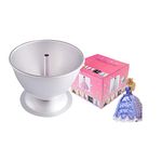 Princess Dress Doll Cake Pan Aluminum Alloy Skirt Cake Baking Pan for Birthday and Anniversary (8 inch)