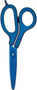 PLUS FITCUT CURB Just grip [titanium coating] SC-175AT Blue Sharp cutting and optimal comfort scissors - [Japan Import]