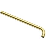 Pfister Replacement Straight Shower Arm (Flange Not Included), Wall Mount, Brushed Gold Finish, 973103BG