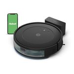 iRobot Roomba Combo® Essential Vacuum and Mop Robot, Powerful Vacuuming and Mopping, 4-Stage Cleaning System, 3 Suction Levels, Spot Cleaning, Controllable via App, Buttons or Voice, Black