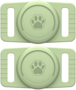 Gocii for Airtag Dog Collar Holder 2 Pack,GPS System Accessories