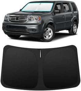 INSAUTO Custom Fit Windshield Sun Shade Accessories for Honda Pilot 2009-2015, Foldable Front Window Sunshade, UV & Heat Reflector, Keeps Interior Cool, Includes Storage Bag
