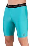 ReDesign Apparels Polyester Recharge Compression Shorts for Sports (Small, Coral)