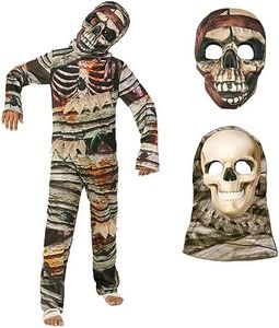 Morph Deguisement Momie Enfant, Costume Momie Enfant, Déguisement Momie Enfant, Momie Deguisement, Deguisement Halloween Momie, Momie Halloween, Deguisement Halloween Enfant Taille XL