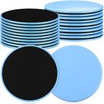 Jenaai 24 Pcs (12 Pairs) Core Sliders Exercise Glider Discs Bulk for Group Training Classes Fitness Slider for Working Out Dual Sided Core Gliding Discs AB Pads for Carpet Hardwood Floor(Blue)