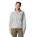 Columbia Women's Benton Springs Full Zip, Cirrus Grey Heather, Small