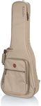 Levy's Leathers Deluxe Gig Bag for Classical Guitars with Padded Backpack Straps and Large Exterior Pocket; Tan (LVYCLASSICGB200)