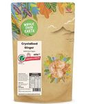 Wholefood Earth Crystalised Ginger 500 g | GMO Free |