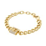 Michael Kors Women's Premium Metallic Muse Gold-Tone Brass Chain Bracelet, MKJ8061710