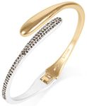 Lucky Brand Pave Hinge Cuff Bracelet, Two Tone