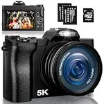 5K Digital Camera, WiFi Vlogging Ca