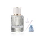 JJKMALL-50ML Refillable Clear Glass Perfume Atomizer Bottle High-Grade Empty Glass Spray Perfume Bottle Empty Bottle 1pc Free Funnel Filler 1PC Free 3ml Dropper 1pc Free Storage Gift Bag