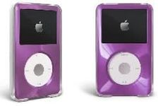 Purple For Apple iPod Classic Hard Case with Aluminum Plating 80gb 120gb 160gb