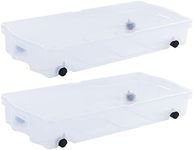 Rubbermaid Under Bed Wheeled Storag