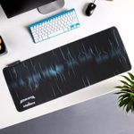 INTERCEPTOR RGB Gaming Mouse Pad (80x30x5cm) Rubber Desk Mat | LED Glowing Lights | 3mm Thick Waterproof Surface | Anti Slip Pad