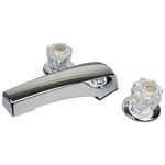 Builders Shoppe 3340ACP Mobile Home Two Handle Non-Metallic Adjustable Garden Tub Filler Faucet Chrome Finish