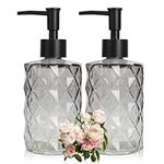 Ulable Glass Soap Dispenser with Pl