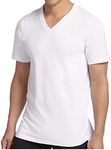 Jockey Generation Men's Stay New Cotton 3pk V-Neck T-Shirt - White, Medium