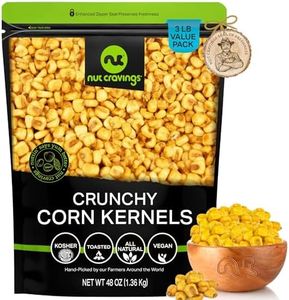 NUT CRAVINGS - Toasted Corn Nuts, Roasted & Salted, Crunchy Kernels - Original Flavor (48oz - 3 LB) Packed Fresh in Resealable Bag - Healthy Snack, Protein Food, All Natural, Vegan, Kosher