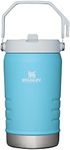 Stanley IceFlow Stainless Steel Water Jug with Straw, Vacuum Insulated Water Bottle for Home and Office, Reusable Tumbler with Straw Leak Resistant Flip, Pool, 40 OZ / 1.18 L