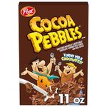 Post Cocoa Pebbles Chocolate Flavoured Rice Cereal with Real Cocoa, 311 G