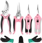 4 Packs Garden Pruning Shears Stain