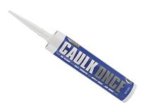 Everbuild Caulk Once Premium Quality Acrylic Caulk – Highly Flexible – Fast Drying – White – 380 ml,Packaging may vary