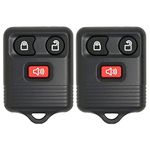 StandardAutoPart New Replacement Keyless Entry 3 Button Remote Car Key Fob for Ford Explorer F150 Escape Edge Ranger Fusion etc. with DIY Programming (2 Pack)