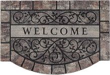 Durable Welcome Mats Outdoor, 24 * 36" Large Front Door Mat Outdoors Entrance, Heavy-Duty Welcome Mat for Front Door Outdoor, Heavy Duty No Slip Rubber Outdoor Mats for Home Entrance