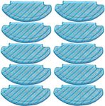 10Pcs Washable Cloth Mop Pads for Ecovacs Deebot Ozmo T8 AIVI T8 Max T8 T8+ Series/ T9 /N8, N8 Pro Plus/ N8 Pro, for Yeedi Vac/Yeedi Vac Max/Yeedi Vac Station Robot Vacuum Replacement Parts