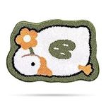 Microfiber Goose Bath Mats, Non Slip Absorbent Bathroom Rugs with TPR Backing, Ultra Soft Bathroom Floor Mat Kitchen Bedroom Living Room Carpet, 18" x 25"