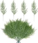 25 PCS Artificial Pine Branches,Fake Greenery Plants Pine Sprigs,Faux Pine Leaves Picks for DIY Garland Crafts Christmas Embellishing and Home Garden Decoration