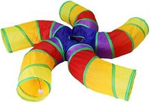 Bemodst Rainbow Cat Tunnel, Cat Toy