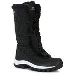 Trespass Womens Snow Boots Waterproof with Fur Trim Winter Ski Coretta II