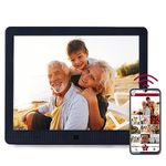 Pix-Star 10 Inch Wi-Fi Cloud Digital Picture Frame with IPS high Resolution Display, Email, iPhone iOS and Android app, DLNA and Motion Sensor (Black), PXT510WR08