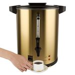 Perossia Commercial Grade Stainless Steel 110-Cup 16L Double Wall Insulation Percolate Coffee Urn for Party, Office, Wedding ，Home, Coffee Dispenser for Any Occasion.