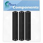 3-Pack BBQ Grill Heat Shield Plate Tent Replacement Parts for Chargriller 5050, 3001, 3030, 4000, 3008, 5252- Compatible BBQ Flame Tamer, Guard, Deflector, Flavorizer Bar, Vaporizer Bar, Burner Cover