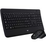 Logitech MX900 Performance Premium Backlit Keyboard and MX Master Mouse Combo - Black