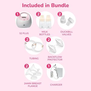 Spectra S2 Plus Electric Breast Pump – Hospital Grade, Quiet