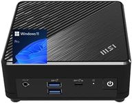 MSI Cubi B0A9 Premier Business Mini Desktop, Intel N200 Processor, 8GB RAM, 256GB SSD, HDMI, Wi-Fi 5, Gigabit Ethernet for Home/Office, Support 4K UHD Dual Display, Windows 11 Pro, Black