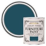 Rust-Oleum Blue Upcycled Furniture Paint in Chalky Finish - Commodore Blue 750ML, SHDRCT901