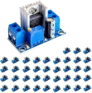 40 Packs LM317 DC-DC Circuit Board Module, Linear Regulator, LM317 Adjustable Voltage Regulator Power Supply