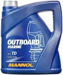 Mannol Outboard Marine Two-Stroke Engine Oil API TD NMMA TC-W3, 4 litres
