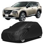 TRAUENIE Waterproof Car Body Cover Compatible with Nissan X-Trail | Premium Protection Against Rain, Snow, and UV Rays | Durable & Breathable Design | (Black)